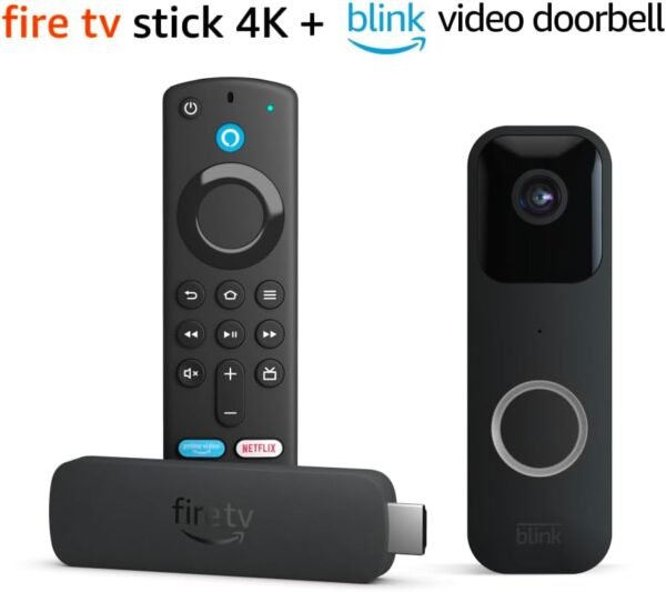 Amazon Fire TV Stick 4K (newest model) with AI-powered Fire TV Search, Wi-Fi 6, stream over 1.8 million movies and shows, free & live TV