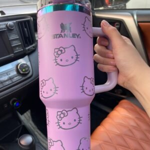 🔥40 OZ Hello Kitty In-Car Insulated Cup